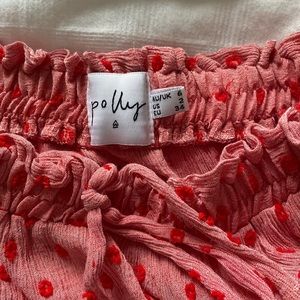 super cute and flowy pink princess polly skirt xs